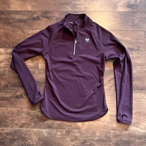 Alpha Forward Quarter Zip Pullover - Maroon